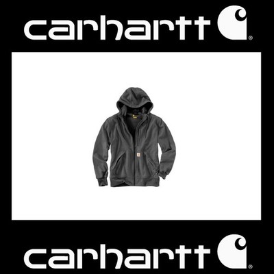 Carhartt Kapuzen Sweat Jacke 101759 Carbon grau - hält Wind und Wasser ab !