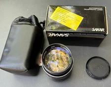 Sakar 135mm F2.8 Automatic Telephoto Lens With Case in Box