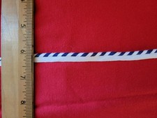 NAVY  WHITE PIPING CORDING TRIM 144 YARDS