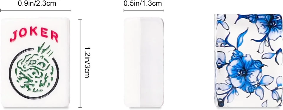 GUSTARIA Set of American Mahjong Tiles, 166 Quality Acrylic Mahjongg Tiles wi... - Image 2 of 4