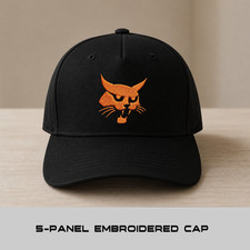 Bobcat Icon Baseball Cap Custom Embroidered L...
