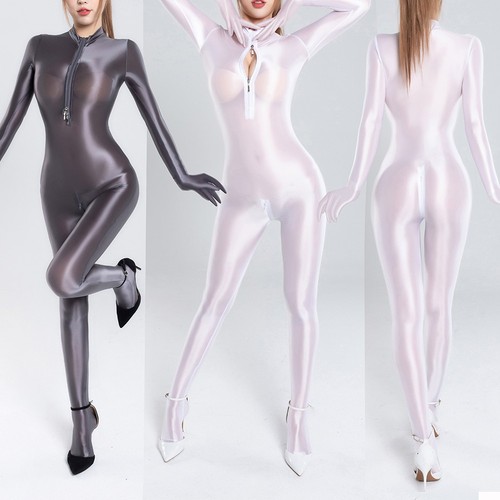 Brand New Clubwear Nightclub Women Jumpsuits Nylon Oil Shiny One Size Sexy - Bild 4 von 17
