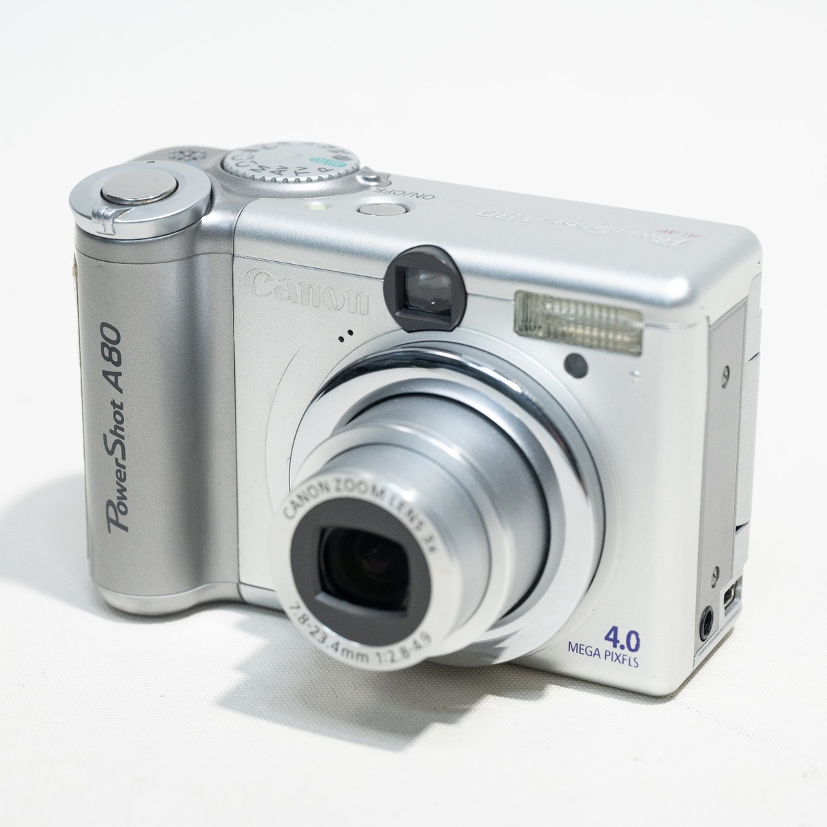 Canon PowerShot A80 CCD Digicam 4MP Digital Camera Y2K AAs