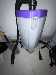 ProTeam Super Coach Pro 10 Backpack Vacuum 1073110 HEPA Bagged 10qt Missing Cord