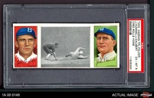 1912 T202 Hassan Jake Daubert Cree Rolls Home  Hummell  Dodgers PSA 6 - EX/MT