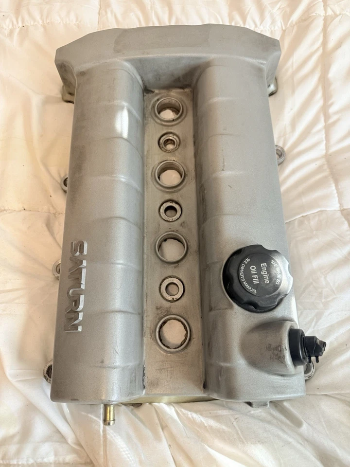 92 93 94 95 SATURN SL2 SW2 SC2 1.9L DOHC TAMPA DE VÁLVULA ALUMÍNIO 21006694 FABRICANTE DE EQUIPAMENTO ORIGINAL - Imagem 2 de 4