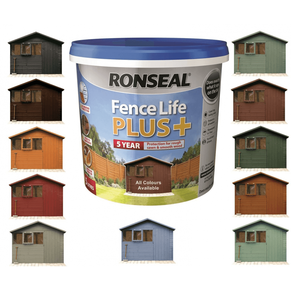 Ronseal Shed Paint Colour Chart Fasci Garden