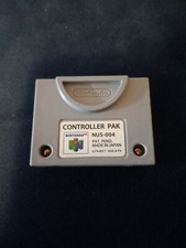 N64 Controller Pak NUS-004 OEM Official Nintendo 64 Memory Card - Tested  Works