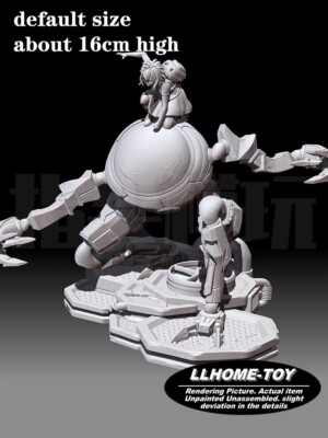 Anime movie Spider-Robot Peni Parker Battle Resin 3D Print GK Kit Figure DIY