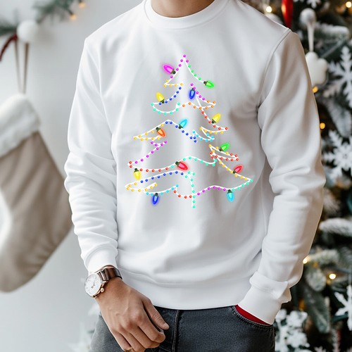 Unisex Tree Festive Christmas Jumper for Adults - Cozy, Fun, and Perfect #MC - Picture 11 of 43