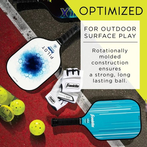 6 Pack Franklin Sports Outdoor Pickleballs X40 Pickleballs - Bild 3 von 9