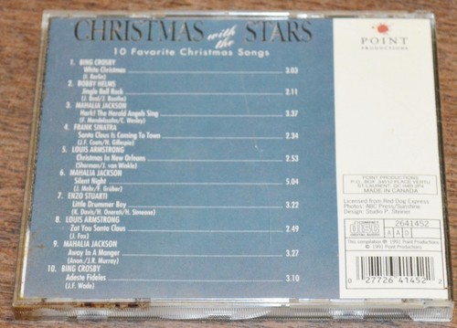 Christmas with the Stars Crosby Sinatra Armstrong CD 1991 Point Productions - Picture 2 of 4