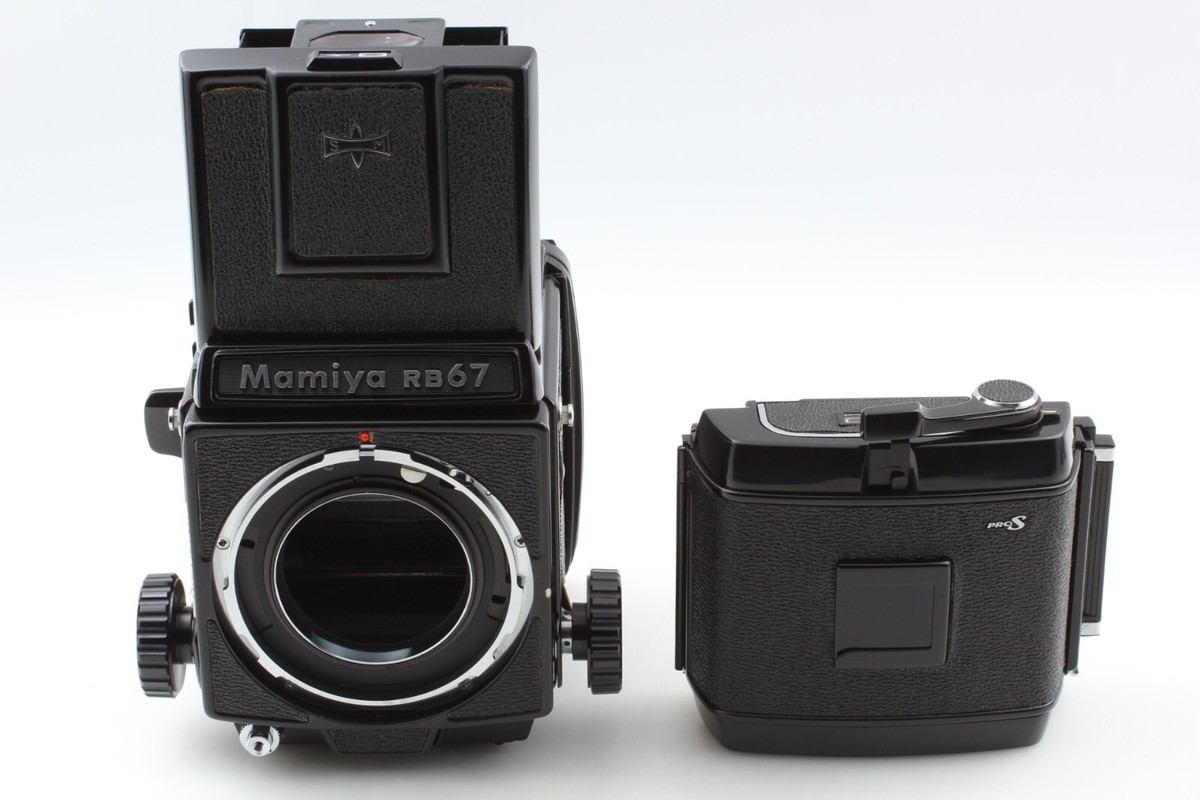 Near MINT ] Mamiya RB67 Pro Camera w/ Waist Level Finder + 120