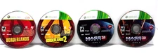 XBox 360 Lot Of 5 Video Games Borderlands Assassin's Creed Mass Effect 3........