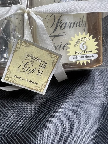 Mark Fieldstein Flameless Led Candle Gift Set Vanilla - Picture 3 of 3
