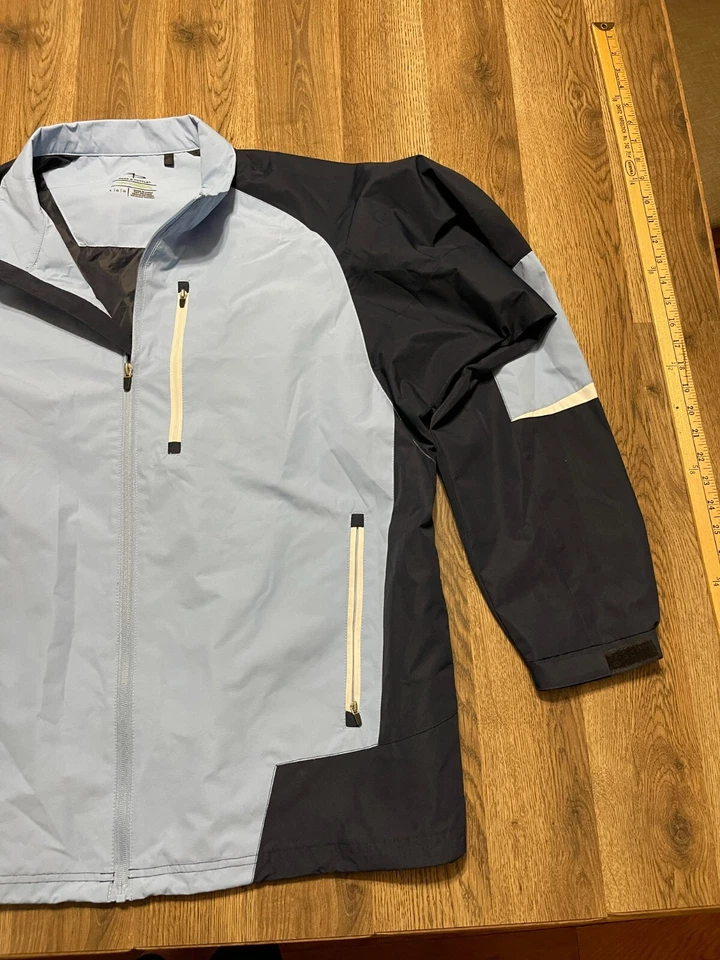 Page & Tuttle Jacket, Men's Size Large, Light/Dark Blue, Windbreaker, Zip up - Image 4 of 4