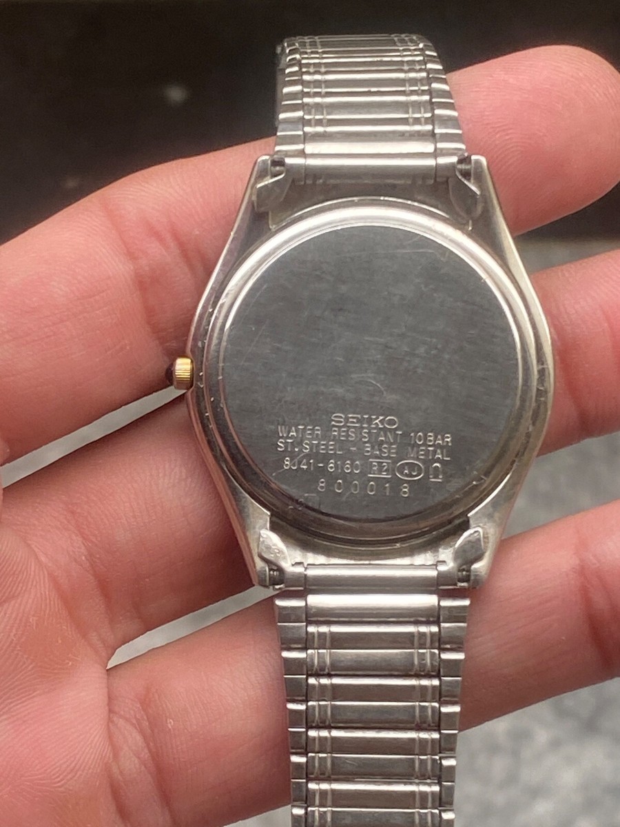 Seiko Dolce Quartz Vintage Japan Men's Wrist Watch 8J41-6160