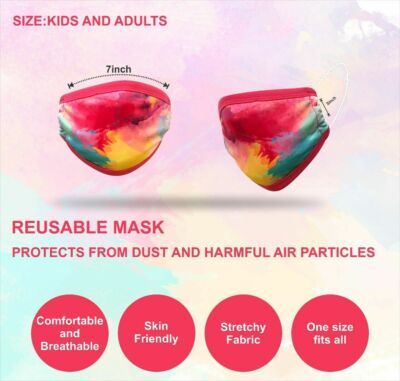 Waschbare und wiederverwendbare Gesichtsmaske 