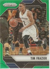 Tim Frazier Prizm 16-17 #199 Green Refractor New Orleans Hornets Portland Blazer