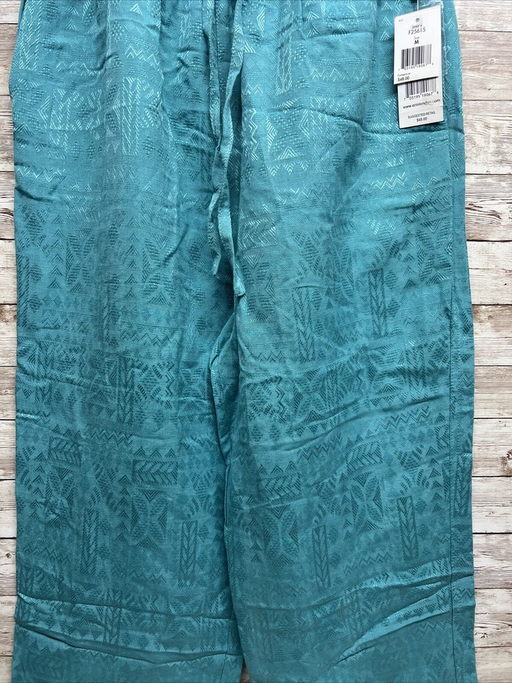 Capri Erin London ELCC Mujer Verde azulado Azteca Texturizado Lino Talla M Foto 2 de 4