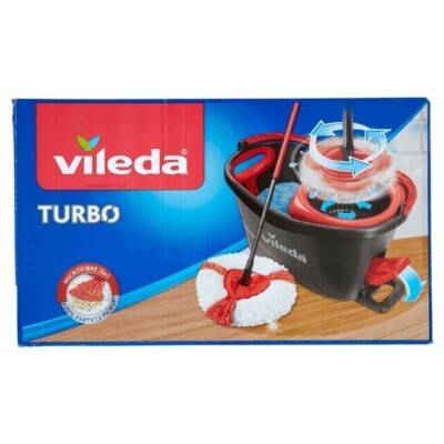 Vileda Easy Wring and Clean Turbo Mikrofaser Mopp und Eimer Set 
