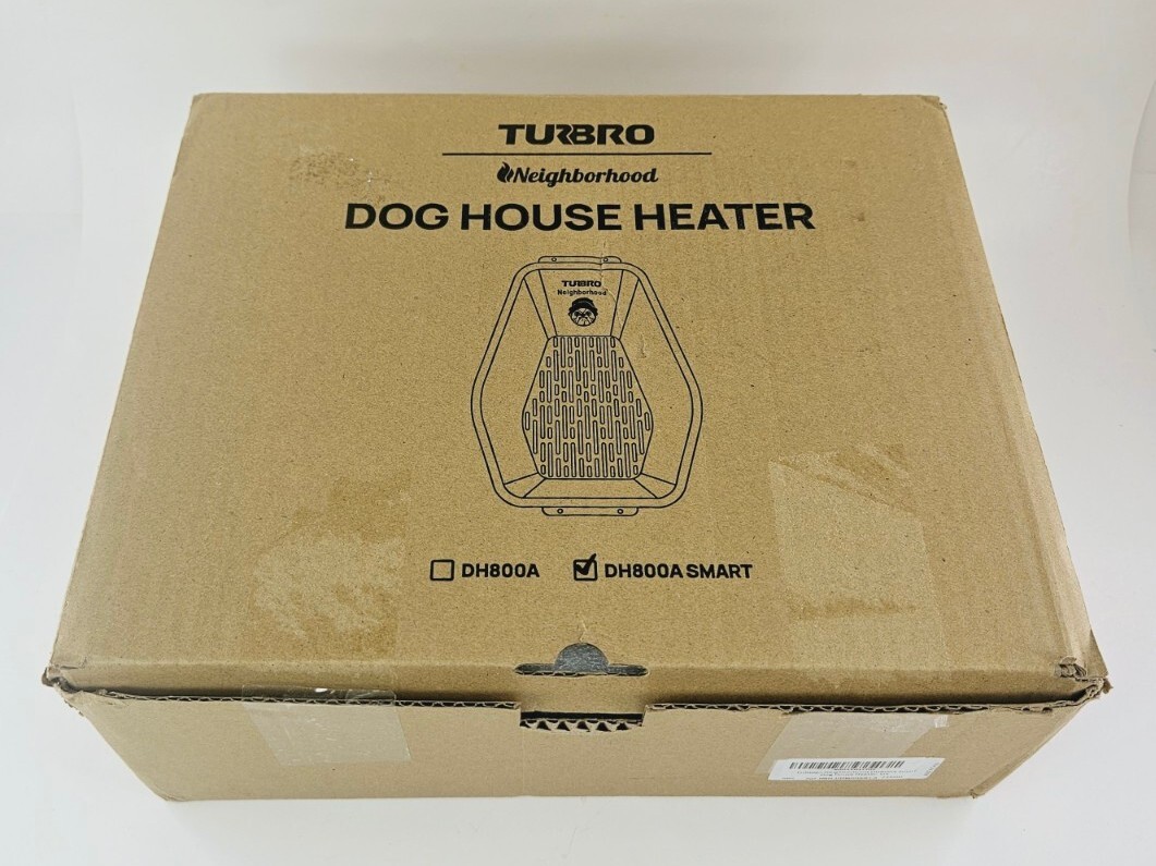 TURBRO Neighborhood DH800A SMART Dog House Heater 800W, 10ft Anti Bite