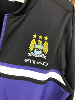 Vintage Umbro Manchester City Football Jacket Soccer Track Top