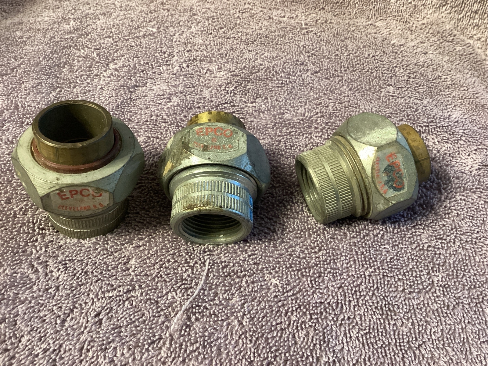 3–EPCO DiElectric Union 3/4" Sweat x 3/4" Pipe…NOS