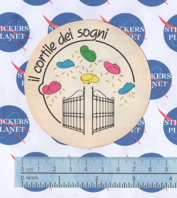 VINTAGE STICKER STICKER REGIONAL STICKER THE COURTYARD OF DREAMS