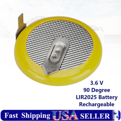 Replacement Rechargeable Battery Key Fob LIR2025 For BMW 3 5 7 X3 X5 E46 E38 E39