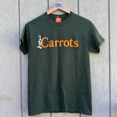 Anwar Carrots Looney Tunes Bugs Bunny Collaboration Shirt Green Small