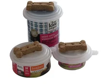Smarter-Seal, Pet Food Can Lids, 4-Pack, Clear Color, For Dog & Cat Food