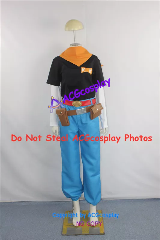 Dragon Ball Android 17 Blue Cosplay Shoes