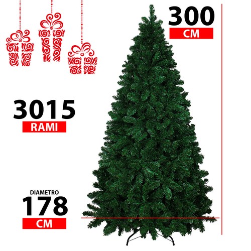 Albero di Natale super folto realistico con sacca 150 180 210 240 270 300 cm - Foto 85 di 93
