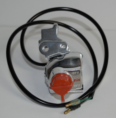 Honda OEM Right Hand Run Stop Kill Switch Assembly 1991-1999 Z50R 35130-GW8-872