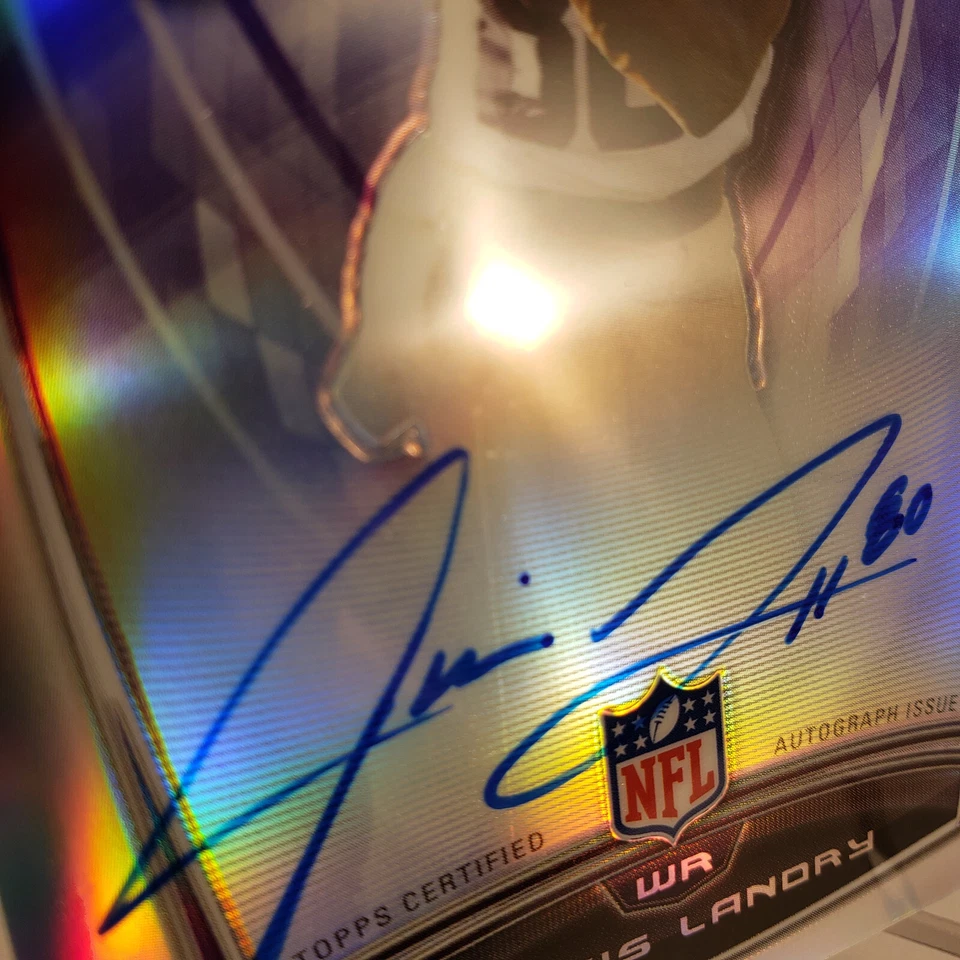 Jarvis Landry 2014 Bowman Chrome RC Refractor Auto - Image 3 of 3