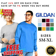 GD184 Gildan 2400 Unisex Long Sleeve Super Comfortable Ultra Cotton Soft T-Shirt