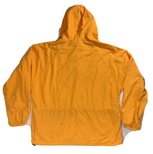 Chaqueta LL BEAN talla XL con capucha naranja abrigo de lluvia - Imagen 3 de 5
