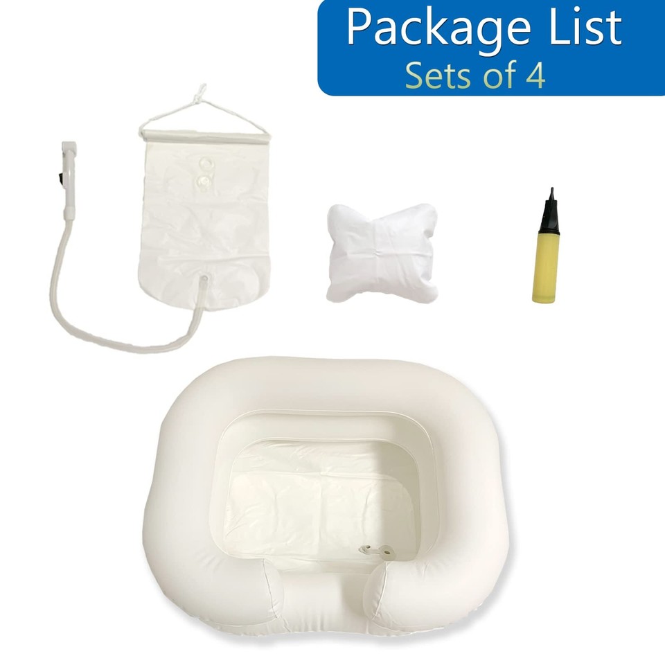 Bedside Shower System, Overhead Shower with Water Bag 2.5 Gallons (2