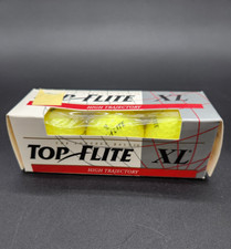 Top Flite XL High Trajectory 3 Yellow Golf Balls NEW Bright Yellow Golf Balls