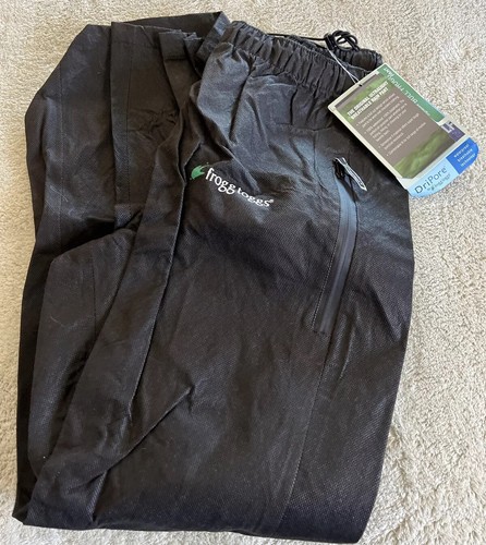 NEW Frogg Toggs Mens Black Dri Pore 
