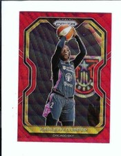 2021 Prizm WNBA Kahleah Copper Red Wave #50 Sky PWE