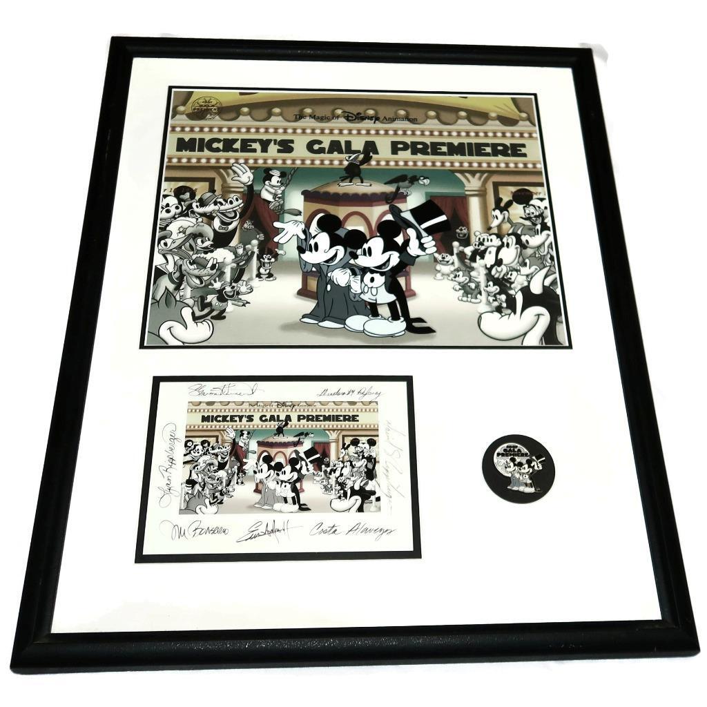 Magic of Disney Animation Sericel Mickey's Gala Premier Framed