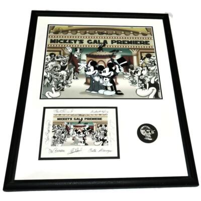 Magic of Disney Animation Sericel Mickey's Gala Premier Framed