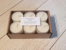 12 Frankincense & Myrrh Soy Tealights Fragrant/Essential Oils 