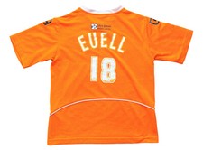Blackpool Home Shirt 2009 EUELL 18 (good) Childs aged 6 to 7