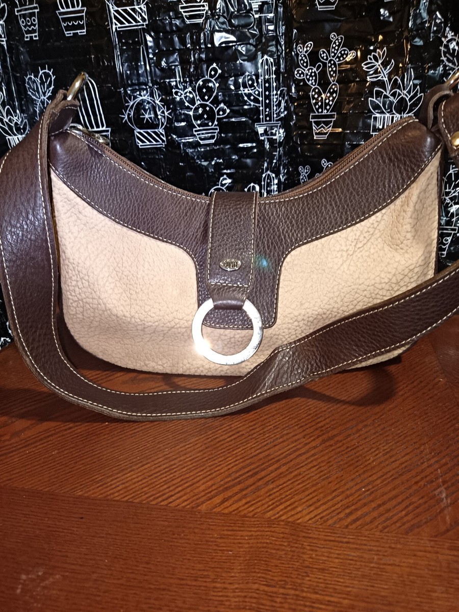 Australian Bush Collection Brown/ Stone Kangaroo pebbled Leather