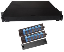 Fiber Rackmount Panel Front Panel Covered 12 SC SM