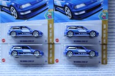 2025 Hot Wheels JDM LOT OF 4 blue '90 Honda Civic EF 28/250 FREE SHIP