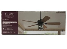 Home Decorators Collection Pine Meadows Ceiling Fan 52117 52-In. LED Ceiling Fan